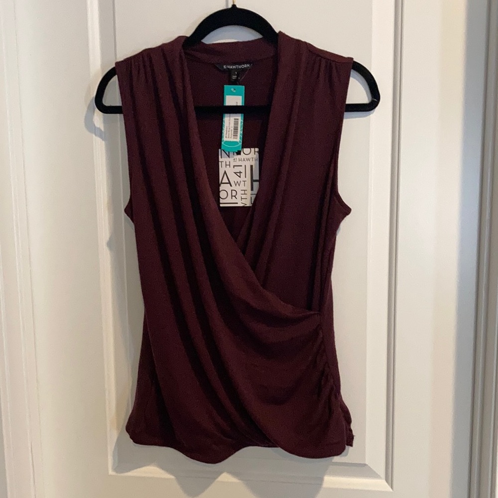 Very body flattering with gathered side.